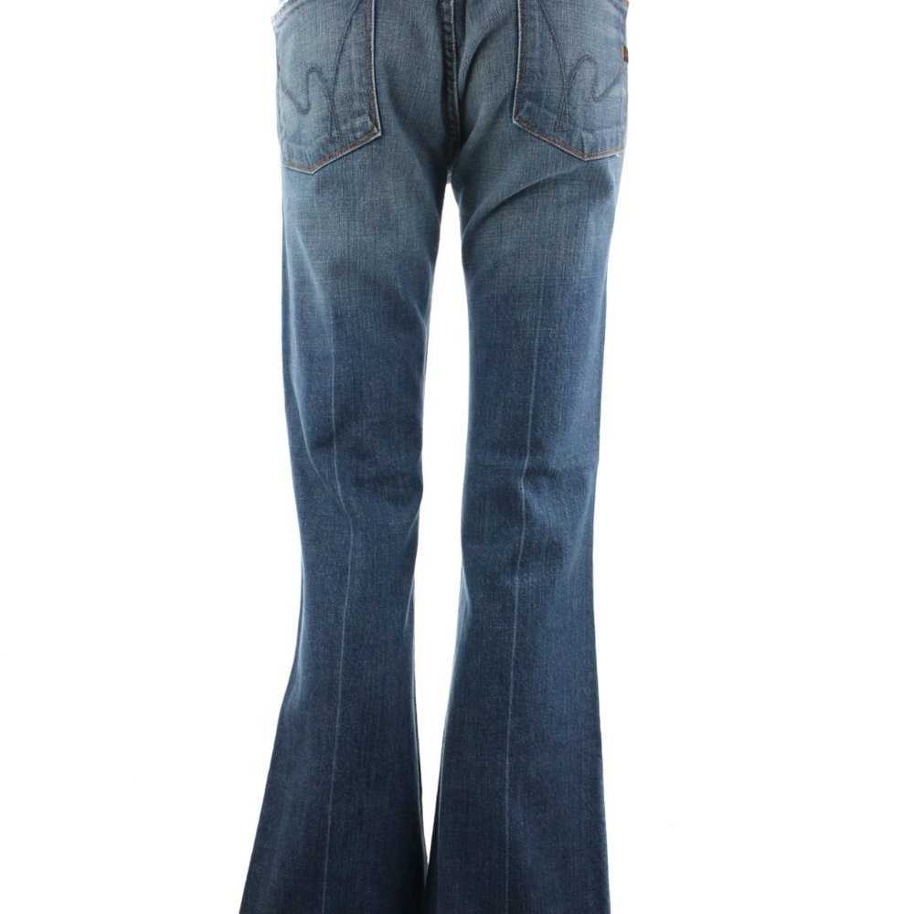 CITIZENS OF HUMANITY Ingrid Medium Wash Low Waist - Picture 3 of 4